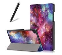 Artfeel Case for Samsung Galaxy Tab A7 2020 10.4 T500/T505/T507,Ultra Slim Lightweight Leather Shell Tri-Fold Stand Cover Flip Folio Magnetic Tablet Protective Case,Milky Way