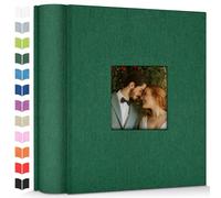 Artfeel Photo Album 4x6 with 1000 Pockets,Slip-in Picture Albums,Linen Cover Memory Book with Front Window,White Page Vertical Photo Book for Wedding,Family,Anniversare,Baby,Vacation