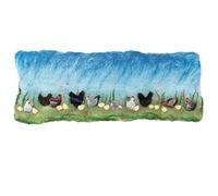 Artfelt chicken picture felting kit, a carefully designed craft kit to make a felted picture with chickens, chicks and a cockerel