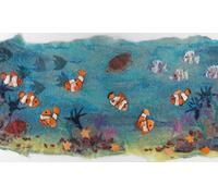 Artfelt Coral Reef with Clownfish Felt Making Picture kit- a Carefully Designed Felt Making kit to Make a Lovely Under The sea Picture