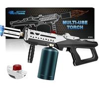 ARTFLAMM Propane Torch Gun, Powerful Grill & Cooking Blow Torch, Propane Torch Head with Igniter, Adjustable Flamethrower for BBQ, Campfire, Gas Welding Equipment(Tank Not Included)
