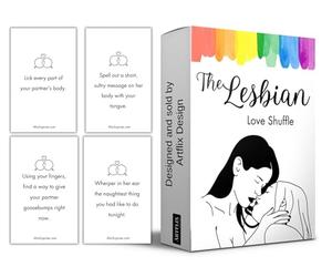 Artflix 80 Lesbian Card Game Deck: Queer Game for Couples - Pride Games, Romance, LGBT Gift for Date Night, Anniversary - Conversation & Drinking Game, Perfect Dirty Gift for Spicing Up Romance