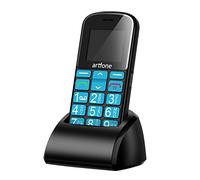artfone Big Button Mobile Phone for Elderly,Easy to Use Unlocked Senior Mobile Phone,SIM Free Unlocked Senior Mobile Phone With SOS Emergency Button,1400mAh Big Battery-Blue