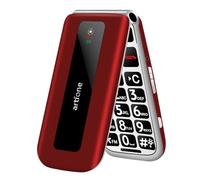 artfone F20 Senior Mobile Phone Without Contract, Flip Mobile Phone for Seniors, Senior Mobile Phone Large Buttons 2G GSM Mobile Phone for Seniors with 2.4 Inch Colour Display, Dual SIM, SOS Emergency