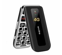 artfone F30 Black- 4G Unlocked Basic Mobile Phone for Seniors丨Flip Phone丨SIM Free Big Button Senior Mobile Phone丨2.4" Display丨 SOS Button丨Speed Dial丨Charging Dock丨Bluetooth丨Torch丨1300mAh Battery