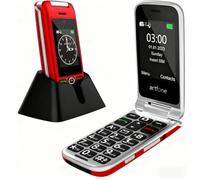 artfone G6-4G Unlocked Basic Mobile Phone for Seniors丨SOS Button丨Flip Phone丨SIM Free Big Button Senior Mobile Phone丨Dual Display丨 Speed Dial丨USB-C丨Charging Dock丨FM Radio丨Torch丨1300mAh Battery