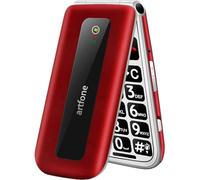 artfone Senior Flip Mobile Phone for Elderly| 1200mAh Battery| SIM Free Unlocked Big Button Senior Mobile Phone with 2.4" Color Display| SOS Button