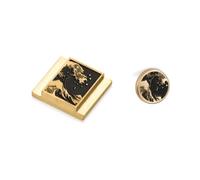 Artfoto Brass Wave Hot Shoe Cover and Shutter Button for Fujifilm and Nikon | Brass Kanagawa wave set with 1 hot shoe cover and 1 screw-in shutter button, featuring matching wave detailing.