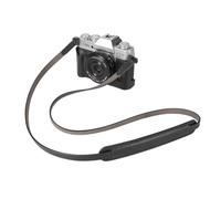 Artfoto Nappa Leather Camera Case with Strap for Fujifilm X-T30, Black | Genuine Nappa leather half case with matching strap, soft lining, aluminum-alloy base, full access & tripod mount.