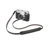 Artfoto Nappa Leather Camera Case with Strap for Fujifilm X100VI, Black | Genuine Nappa leather half case with matching strap, soft lining, aluminum-alloy base, full access & tripod mount.