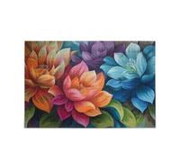 Artful Blooms Jigsaw Puzzles Challenging Funny Family Puzzle Perfect for Game Nights 500 Piecing