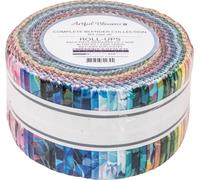 Artful Blooms Roll Up 40 2.5-inch Strips Jelly Roll Robert Kaufman Fabrics RU-1302-40