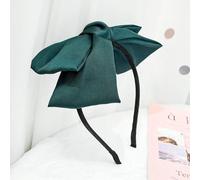 Artful, Bow Hairband Vintage Big Bow Korean Hairband Big knotted bow headbands for women, Knotted bow headband, headbands for women, headbands for girls, fashion headband (GREEN)