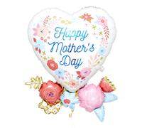 Amscan Anagram 4416701 - Happy Mother's Day Artful Floral SuperShape Foil Balloon - 30"