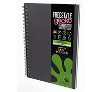 Artgecko Paint Marker Sketch Book A4 Portrait - 60 Pages (30 Sheets) 250gsm Smooth Bright White Hybrid Paper