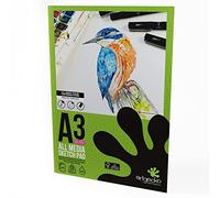 Artgecko Pro All Media Sketch Pad A3-40 Sheets 150gsm White Cartridge Paper