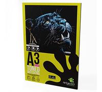 Artgecko Pro Black Sketch Pad A3-40 Sheets 200gsm Black Card