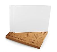Artgeo 3mm FSC Canvas Panel 24 x 30cm, Pack of 4, 100% Plastic Free Packaging