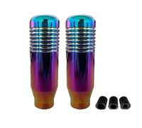 Artgol 2 Pcs (Neon Color) Gear Shifter Knobs and Adapter Replacement for Logitech G29 G920 G923 G27 Driving Force Stick - Aluminum Weighted Shift Knob - Gear Shifting Lever Handle