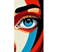 ARTGOTO Large Paint by Numbers for Adults Abstract Woman Face