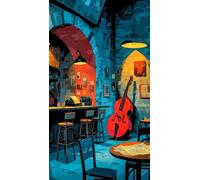 ARTGOTO Large Paint by Numbers for Adults Jazz Club