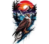 ARTGOTO Large Paint by Numbers for Adults Mountain Eagle