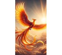 ARTGOTO Phoenix Diamond Painting Kit for Adults 15.7 x 27.5 Inch