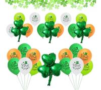 ARTGUTS 50Pcs St. Patrick's Day Balloon Arch Kit, Green Shamrock and Balloons set, Irish Party Supplies, Foil Balloons Kit, St Patrick's Day Decorations for home bar, Irish day party decoration