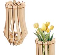 ARTGUTS Wooden vase for Flowers, Creative Vase Puzzle Vase for Flowers, Display Stand for Roses, Cherry Blossoms, Sunflowers, Tulips, Daffodils, Lotus, for Home & Office Decor
