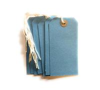 ARTH Manila Strung Tags Luggage Labels Blue Size 120X60MM Pack of 250