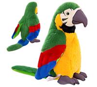 ARTHLBF Parrot Plush Toy, Cute Bird Plaything, Stuffed Animal, Artificial Simulation Green Bird Doll