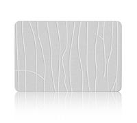 Arthome Stone Bath Mat Diatomaceous Earth Bath Mat 60cmx40cm Large Non-Slip Super Absorbent Stone Shower Mat for Bathroom Kitchen Diatomite Stone dish Drying Mat Easy to Clean Grey