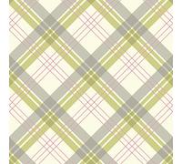 Arthouse 252702 Fairburn Wallpaper, Green/Pink, 53 cm x 10.05 m