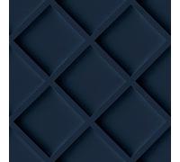 Arthouse 921306 Wood Trellis Panel Wallpaper Navy
