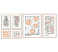 Arthouse Abstract Botanicals 6 In 1 Canvas Set