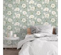 Arthouse Ashley Floral Green Wallpaper