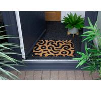 Arthouse Astley Abstract Printed Neutral Doormat 40X60Cm