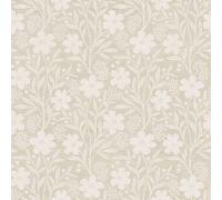 Arthouse Berry Floral Themed Traditional Countryside Style Wallpaper with Flowers and Berry Fruit Prints for Cottages Feature Walls Bedrooms Neutral (100363AH)