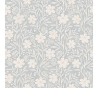 Arthouse Berry Floral Wallpaper in Blue Arthouse Blue