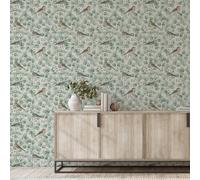 Arthouse Blossoms Green Wallpaper
