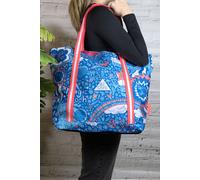 Arthouse Blue Large Tote Bag - Good Advice Arthouse Multicolor