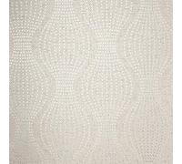 Arthouse Calico Spot Dots Neutral Metallic Embossed Textured Vinyl Wallpaper - Silver