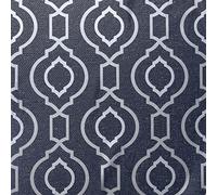 Arthouse Calico Trellis Navy Blue