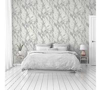 Arthouse Carrara Marble Wallpaper Grey