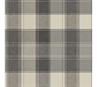 Arthouse Country Check Mono Wallpaper 906703