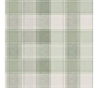 Arthouse Check Green Wallpaper