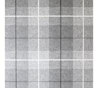 Arthouse Country Tartan Charcoal Heavyweight Vinyl Wallpaper Textured 294900 - Dining Room, Bathroom, Bedroom