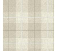 Arthouse Country Tartan Taupe Wallpaper in Beige Arthouse Beige