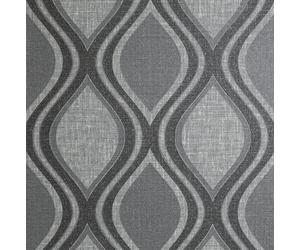 Arthouse Curve Geometric Charcoal Wallpaper 295100