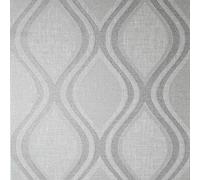 Arthouse Curve Geometric Grey Textured Paste The Wall Wallpaper 295101